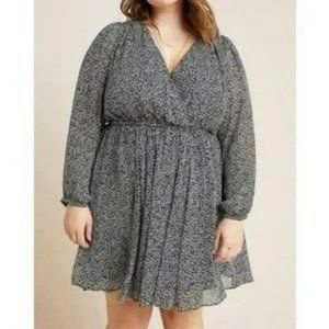 Maeve Carolyn Mini Dress by Anthropologie Plus size